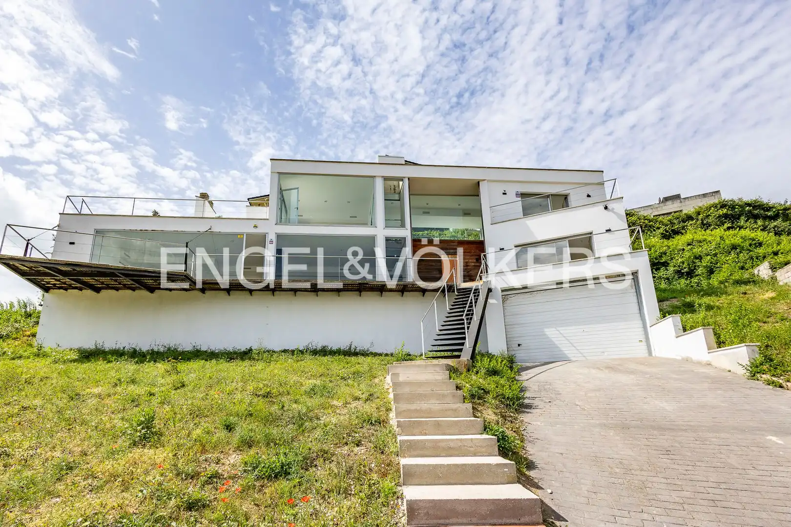 Exterior view of Houses for sale in Sant Esteve Sesrovires  with Air Conditioner, Heating and Private garden