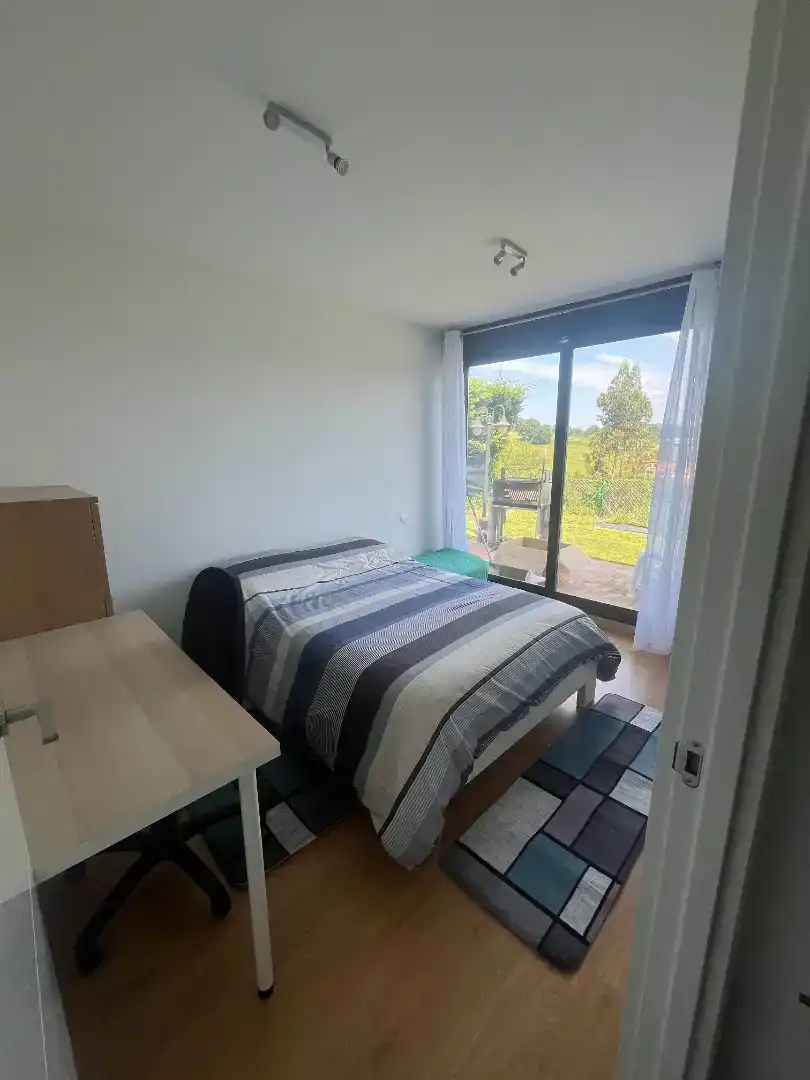 Bedroom of Flat for rent in Piélagos  with Private garden, Parquet flooring and Furnished