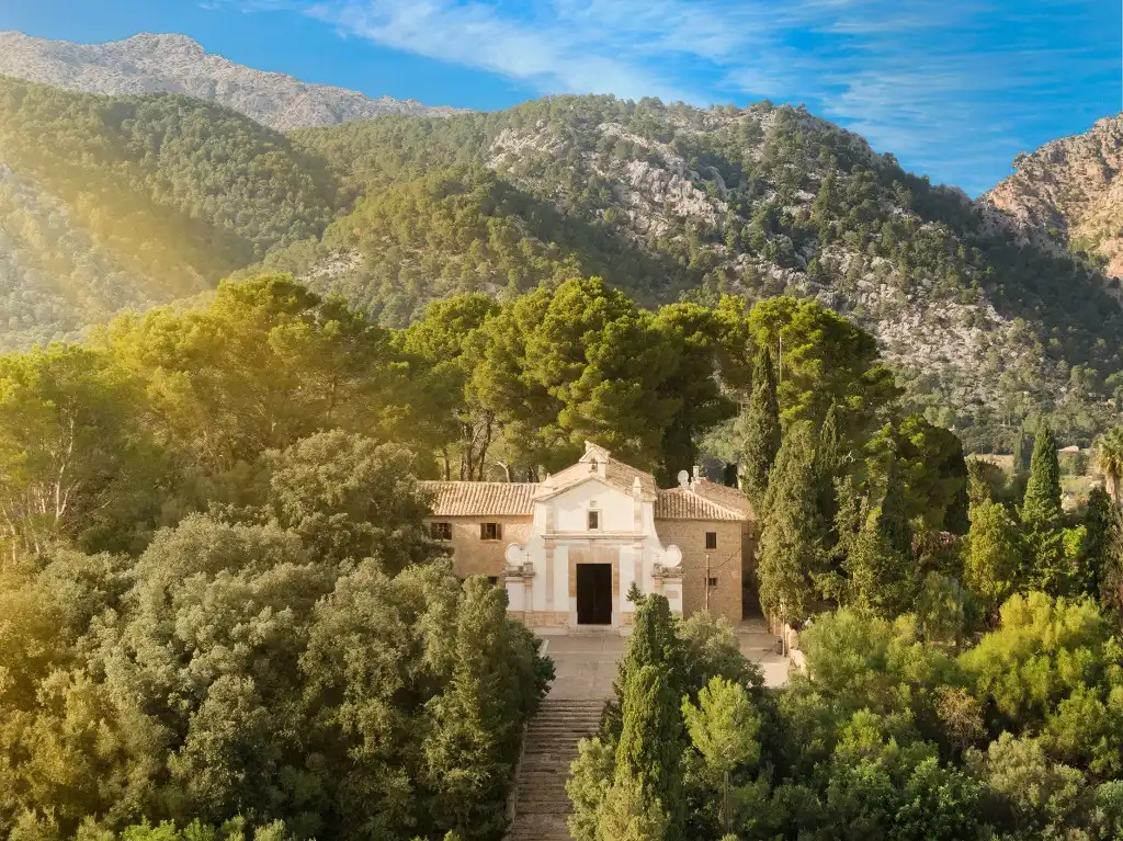 Vista exterior de Finca rústica en venta en Pollença con Jardín privado y Terraza