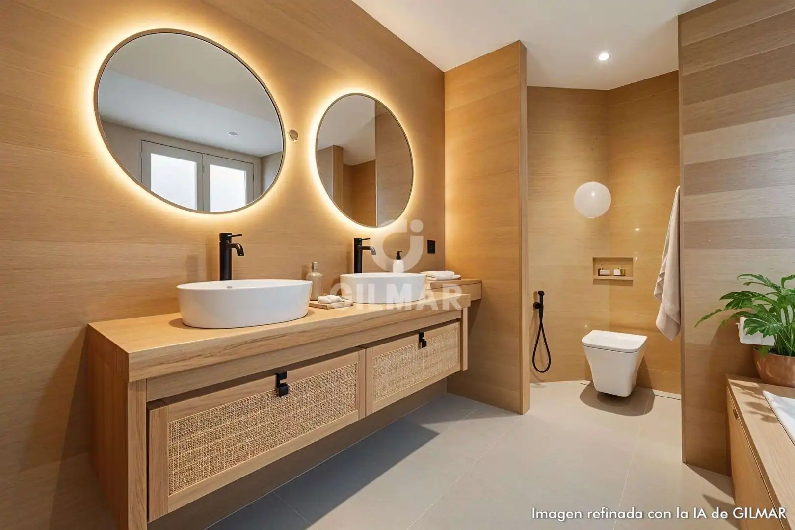 Baño de Casa o chalet en venta en Madrid con Calefacción, Jardín privado y Piscina