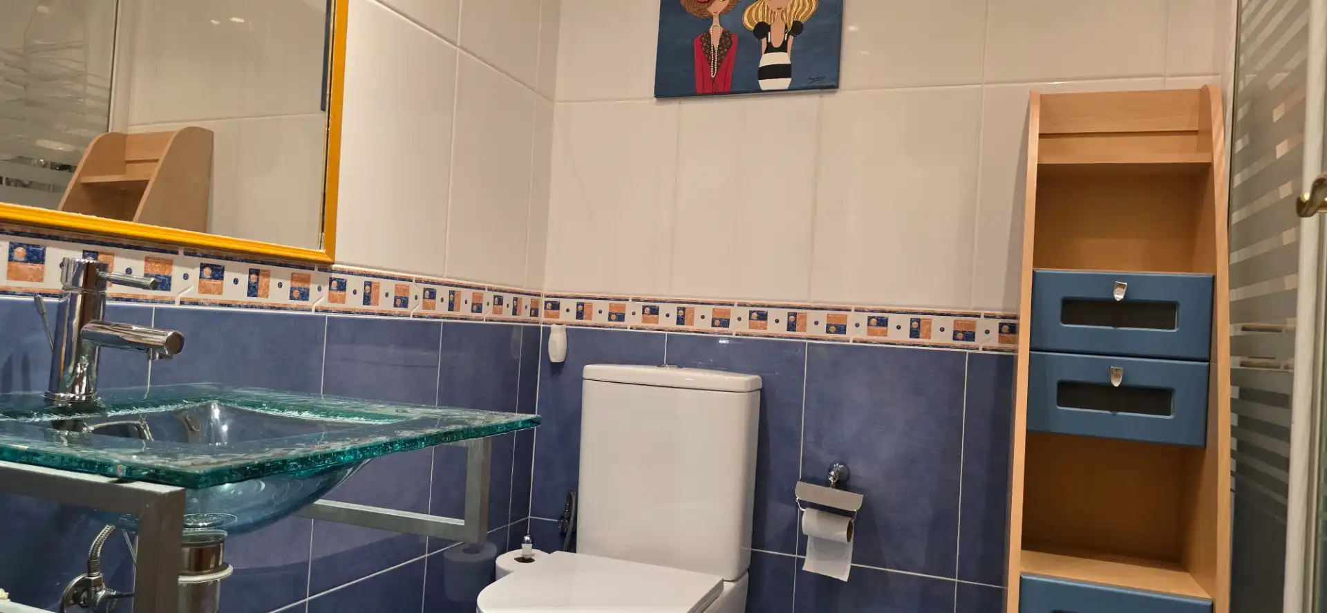 Bathroom of Flat for sale in Madrid  with Heating, Private garden and Terrace
