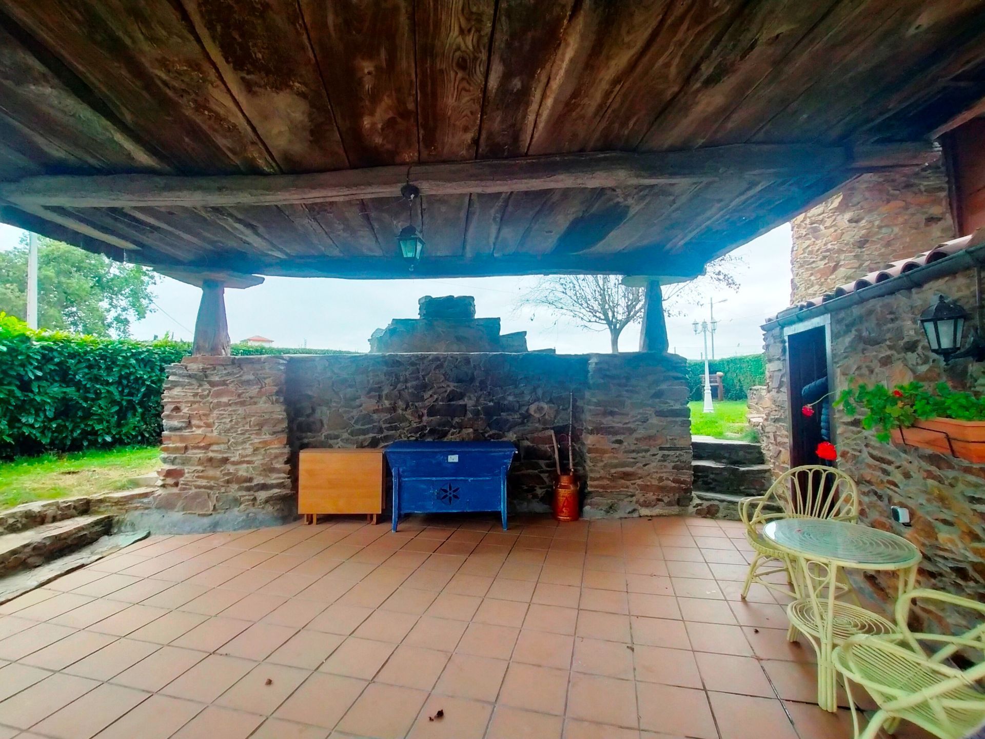 Terraza de Finca rústica en venta en Pravia con Jardín privado, Terraza y Amueblado