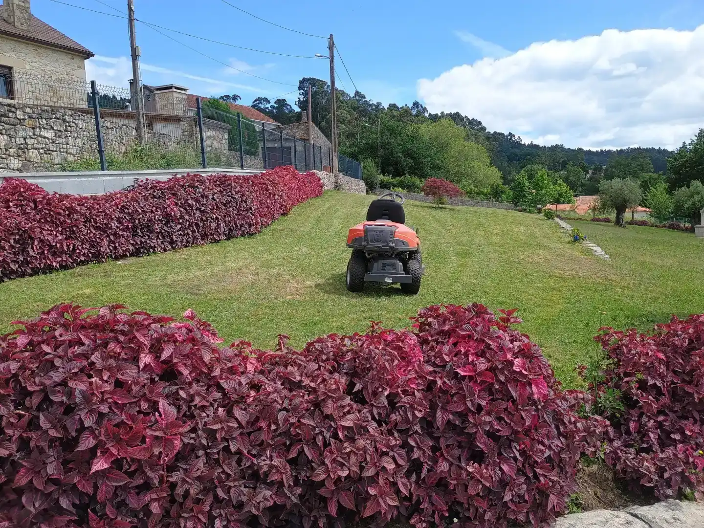 Jardí de Casa o xalet en venda en Moraña amb Piscina