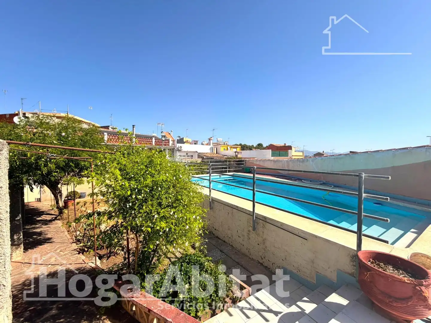 Piscina de Casa o xalet en venda en Benaguasil amb Aire condicionat, Jardí privat i Terrassa