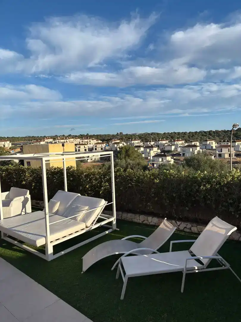 Terrassa de Casa o xalet de lloguer en Manacor amb Aire condicionat, Jardí privat i Parquet