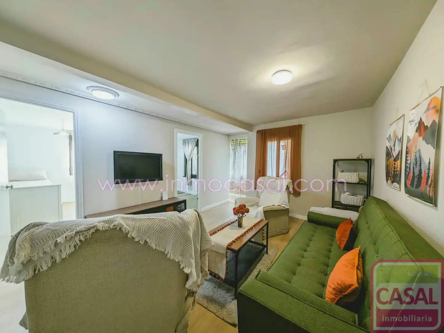 Sala de estar de Piso en venta en Mieres (Asturias) con Amueblado