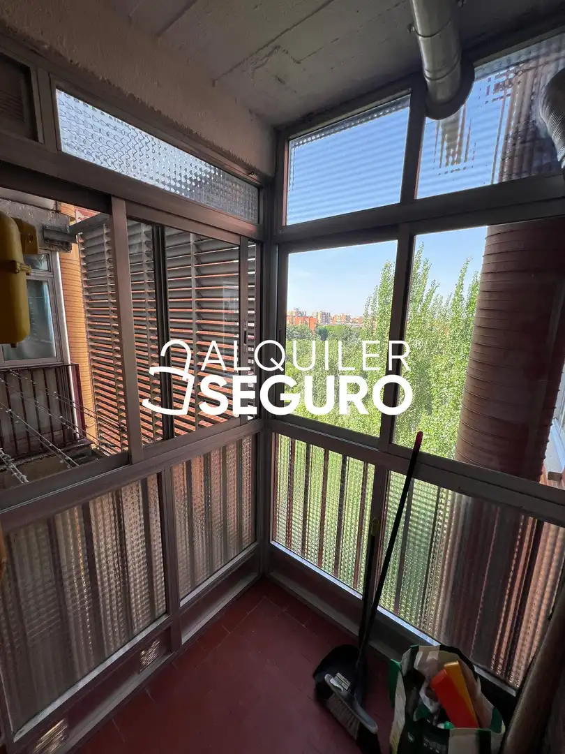 Balcony of Flat for rent in Madrid  with Heating and Terrace