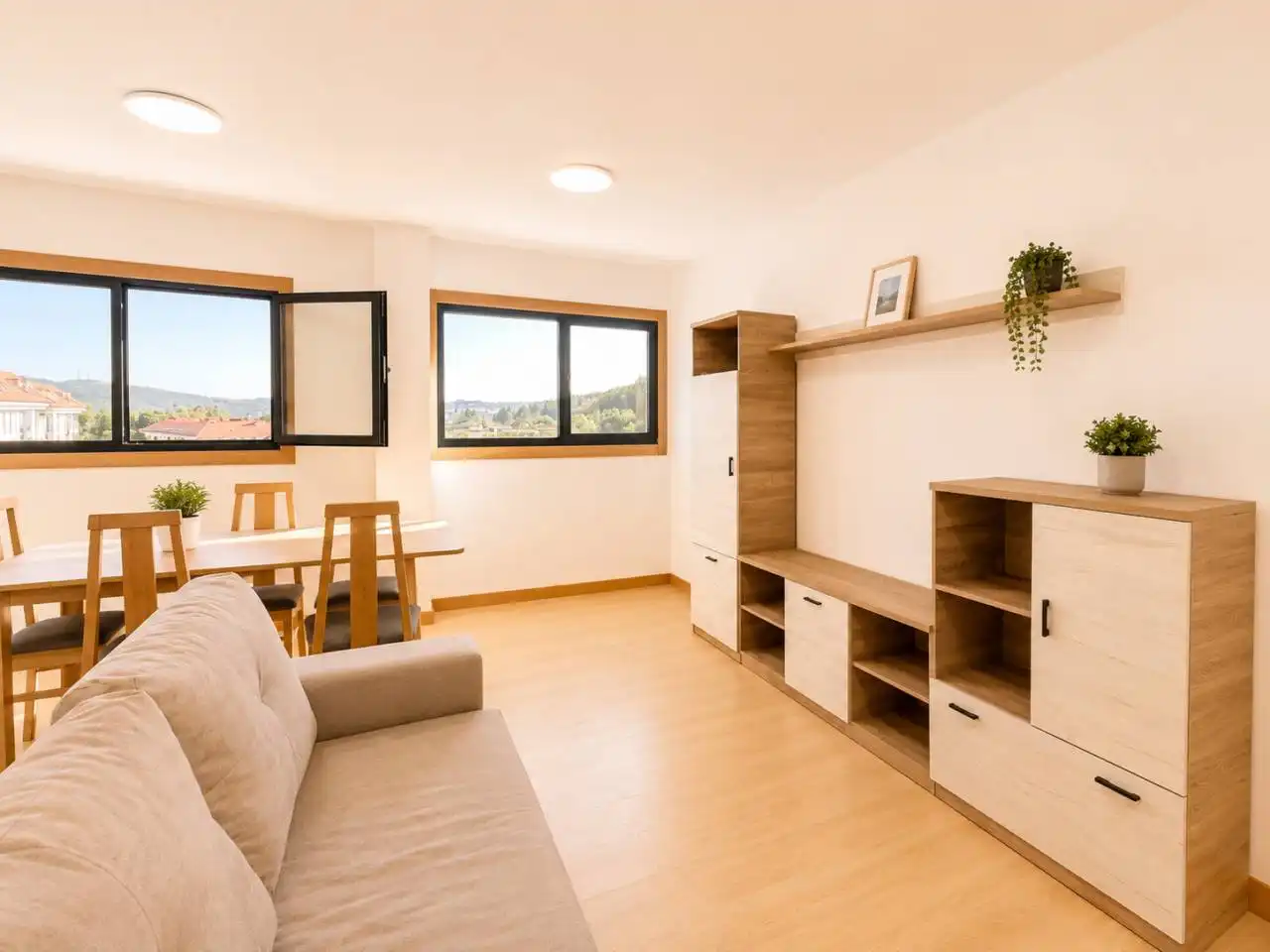 Living room of Flat for sale in Ames  with Heating, Storage room and Furnished