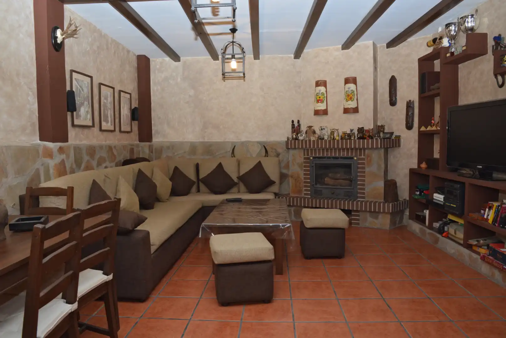 Sala d'estar de Casa o xalet en venda en Mejorada del Campo amb Aire condicionat, Calefacció i Jardí privat