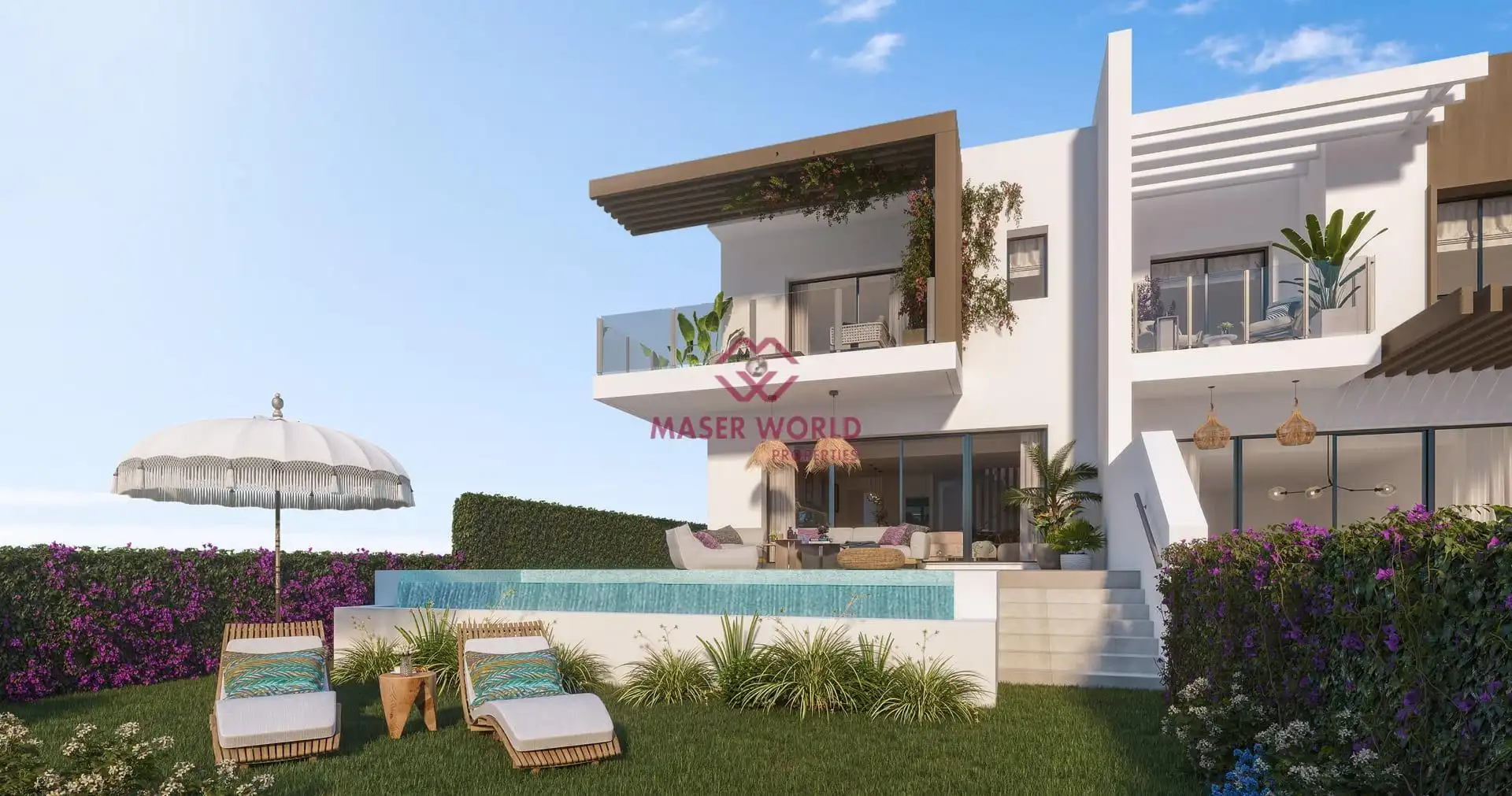 Casa a schiera con piscina in vendita a El Faro de Calaburra - Chaparral, imagen 3
