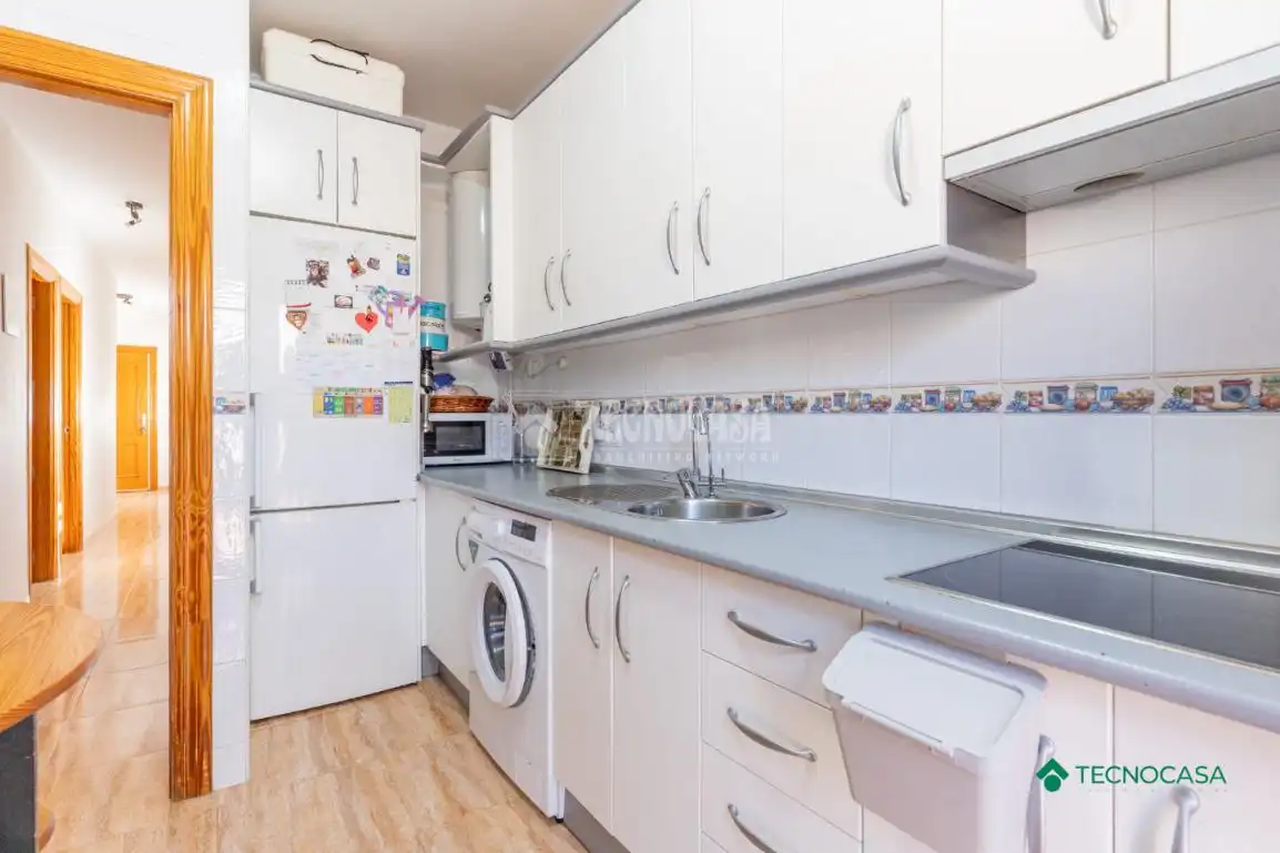 Kitchen of Attic for sale in Roquetas de Mar  with Air Conditioner, Terrace and Community pool