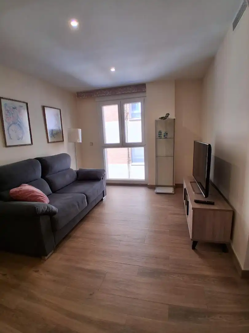 Wohnzimmer von Wohnung zur Miete in Albacete mit Klimaanlage, Heizung und Parkett
