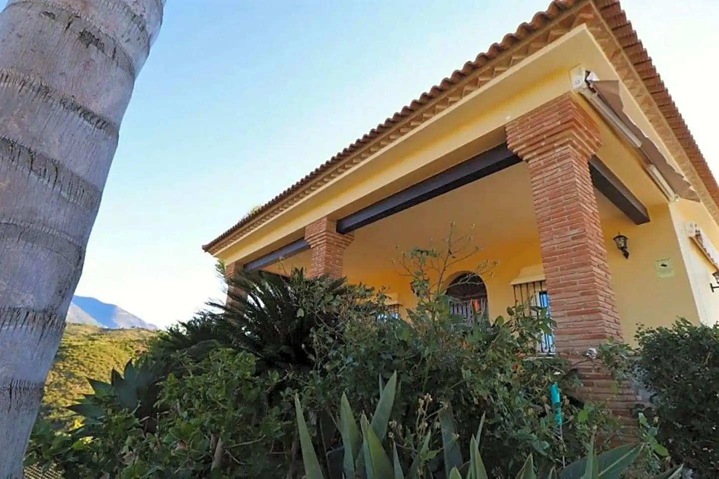 Vista exterior de Casa o chalet de alquiler en Mijas con Aire acondicionado, Jardín privado y Terraza