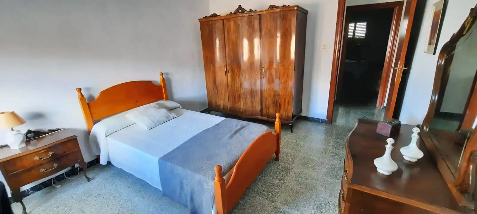 Bedroom of Houses for sale in El Pedroso de la Armuña   with Heating, Terrace and Storage room