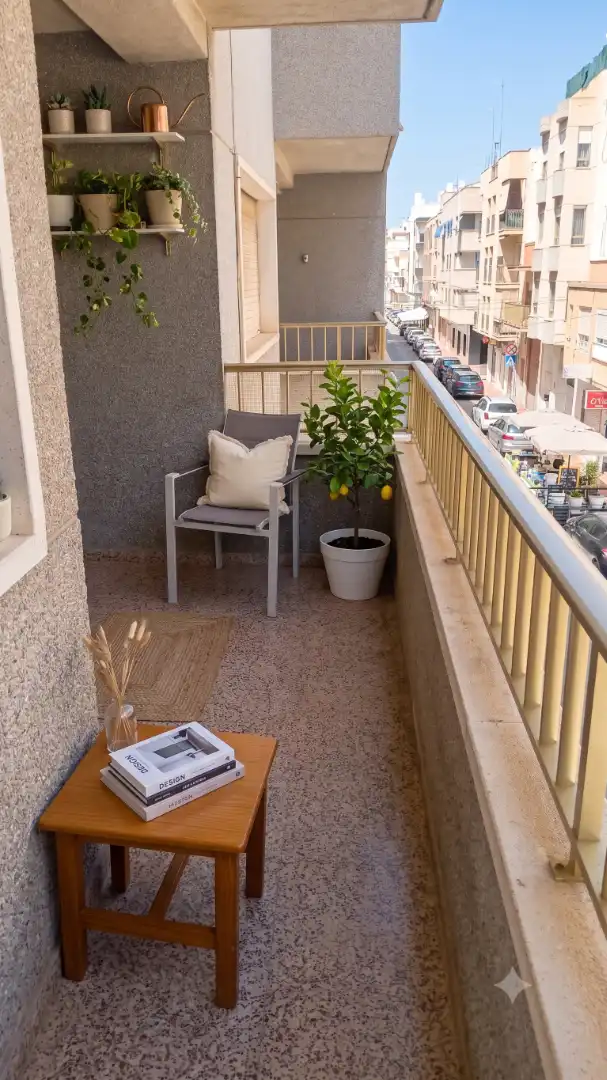 Terraza de Piso en venta en Santa Pola con Aire acondicionado, Amueblado y Balcón