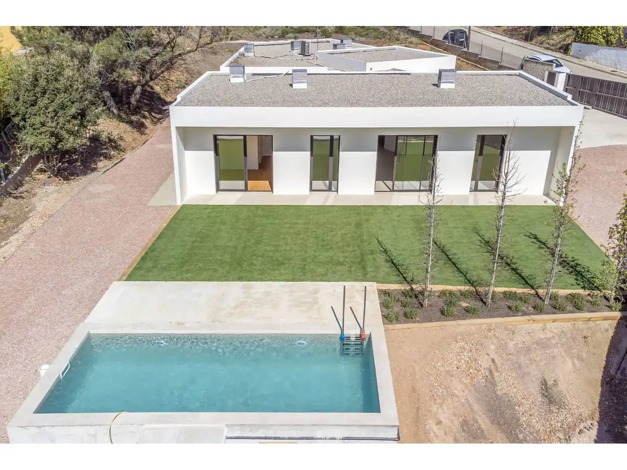 Vista exterior de Casa o chalet en venta en Matadepera con Aire acondicionado, Calefacción y Jardín privado