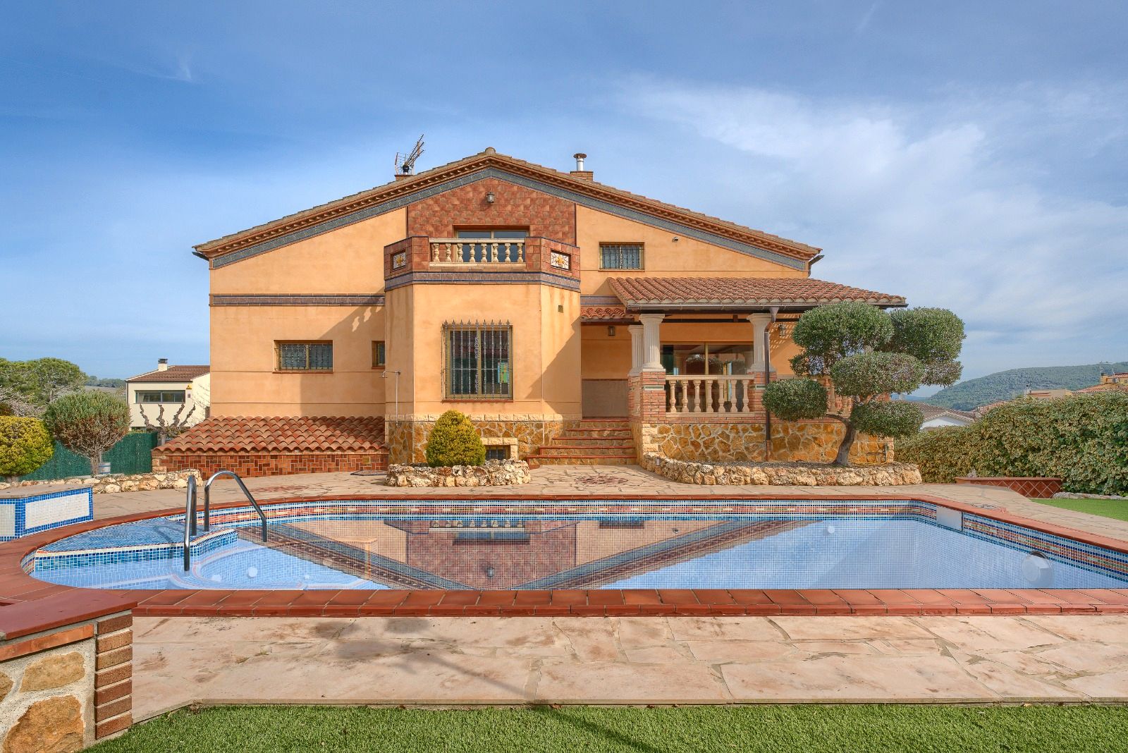Vista exterior de Casa o xalet de lloguer en Olèrdola amb Calefacció, Jardí privat i Terrassa