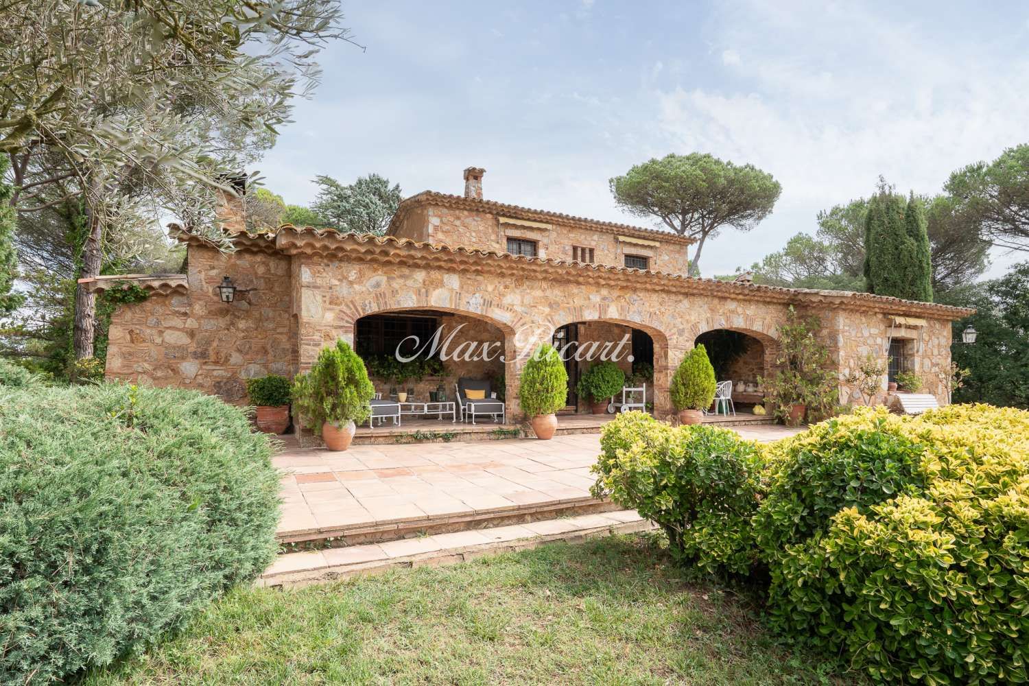 Jardí de Casa o xalet en venda en Caldes de Malavella amb Aire condicionat, Calefacció i Terrassa