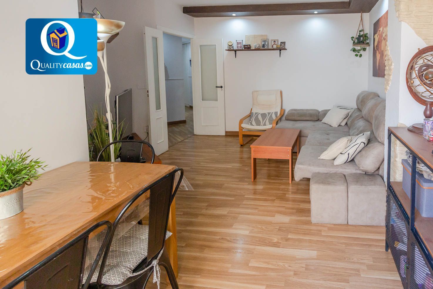 Wohnzimmer von Wohnungen zum verkauf in San Vicente del Raspeig / Sant Vicent del Raspeig mit Klimaanlage, Heizung und Abstellraum