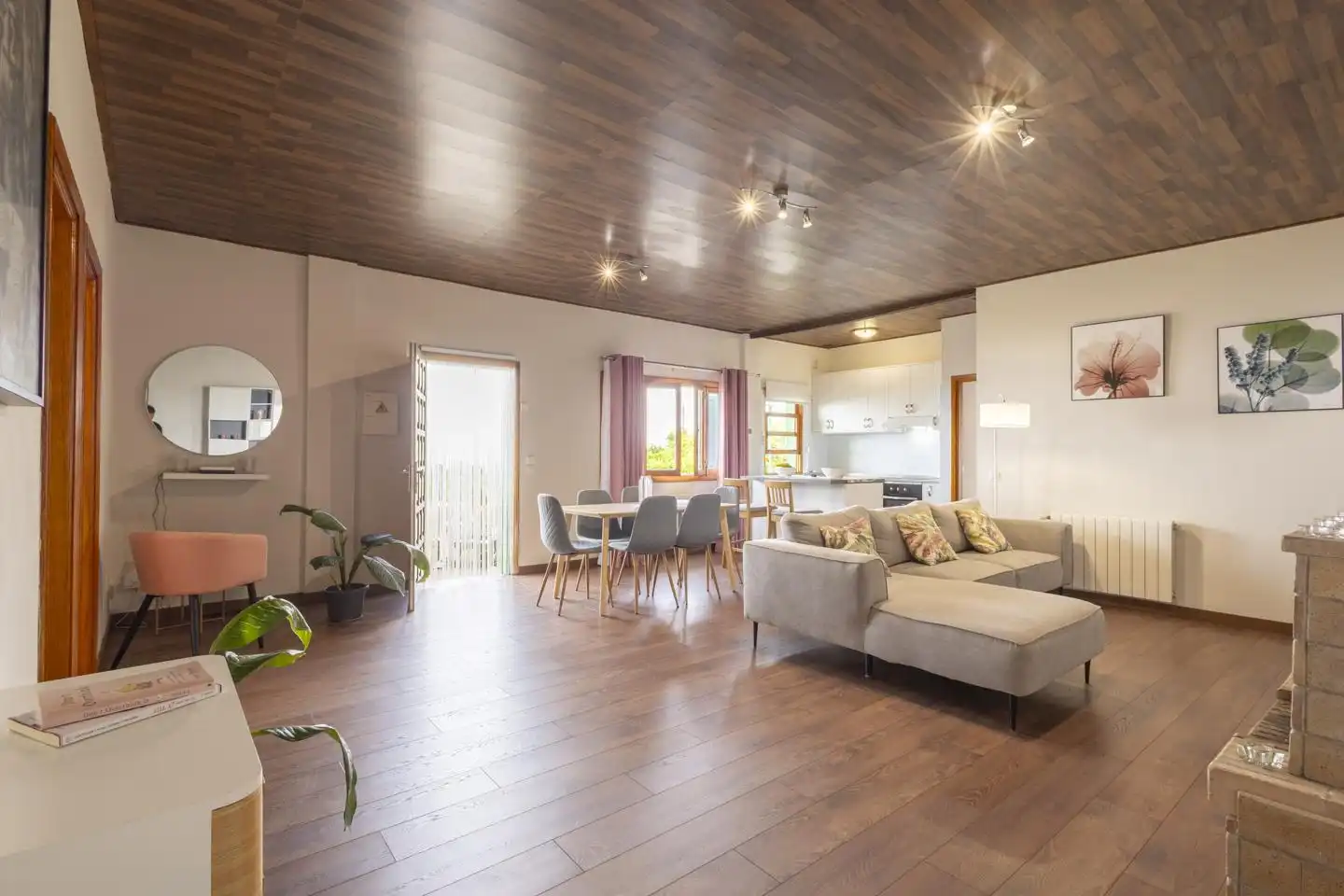 Sala de estar de Finca rústica en venta en La Orotava con Jardín privado, Terraza y Trastero