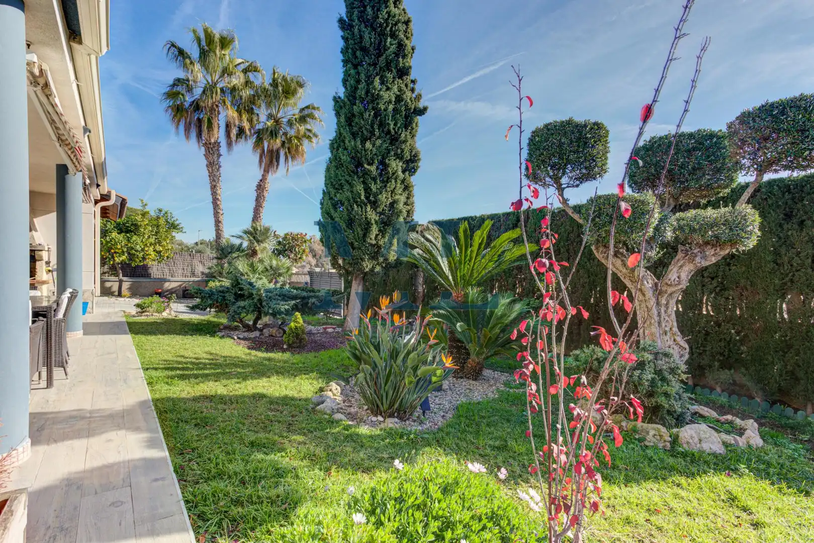 Jardí de Casa o xalet en venda en Cubelles amb Calefacció i Piscina
