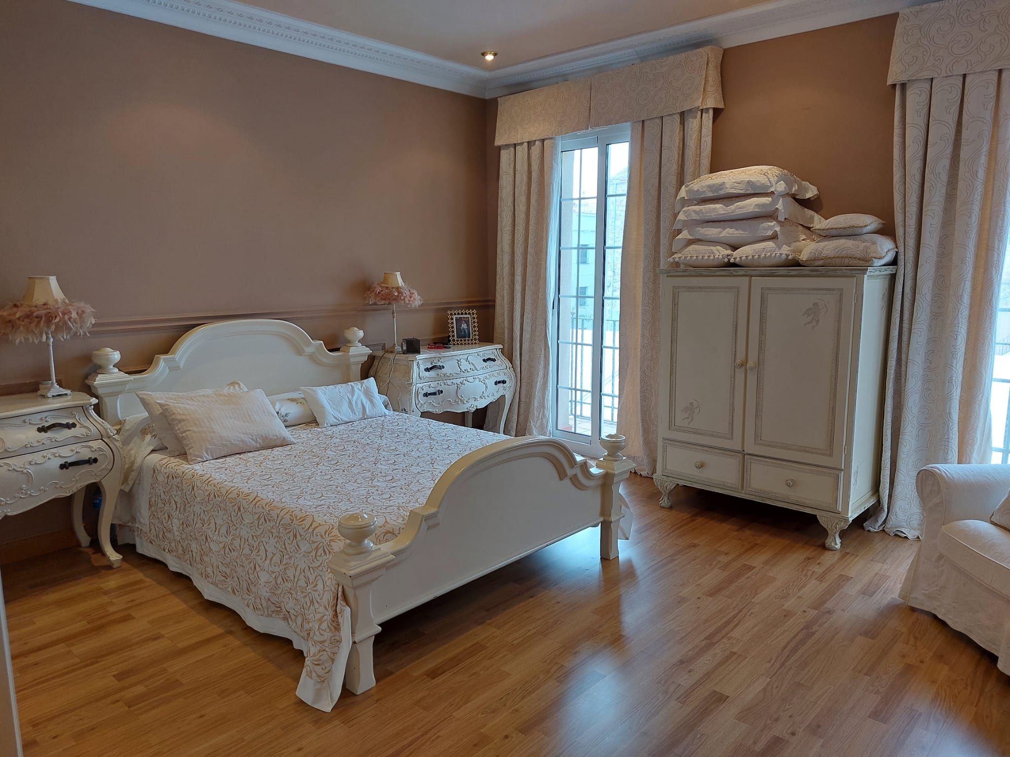 Bedroom of House or chalet for sale in Badalona  with Heating, Parquet flooring and Terrace