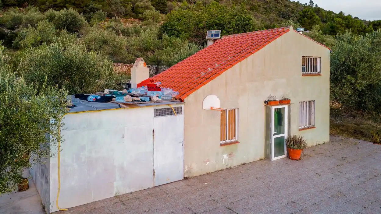 Vista exterior de Finca rústica en venta en Mas de Barberans con Terraza y Trastero
