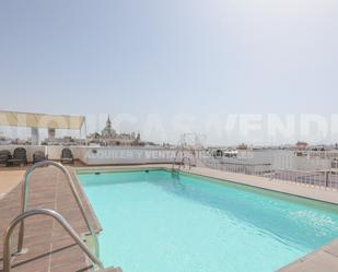 Swimming pool of Flat to rent in  Sevilla Capital  with Air Conditioner, Heating and Parquet flooring