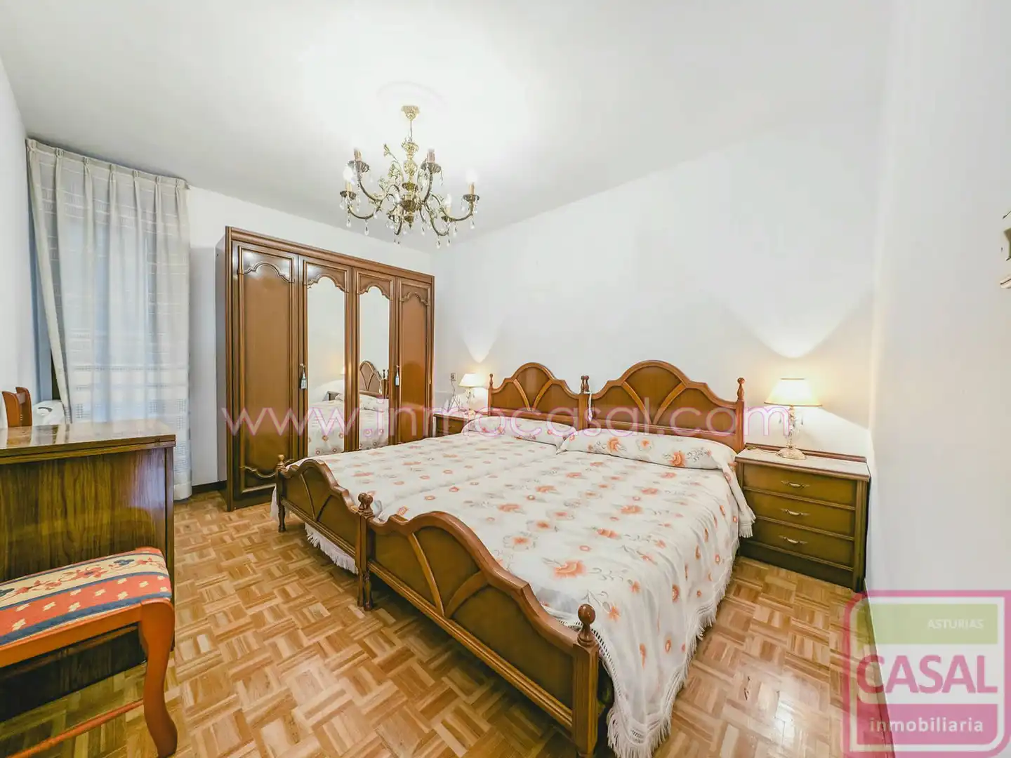 Bedroom of Flat for sale in Langreo  with Heating, Terrace and Storage room