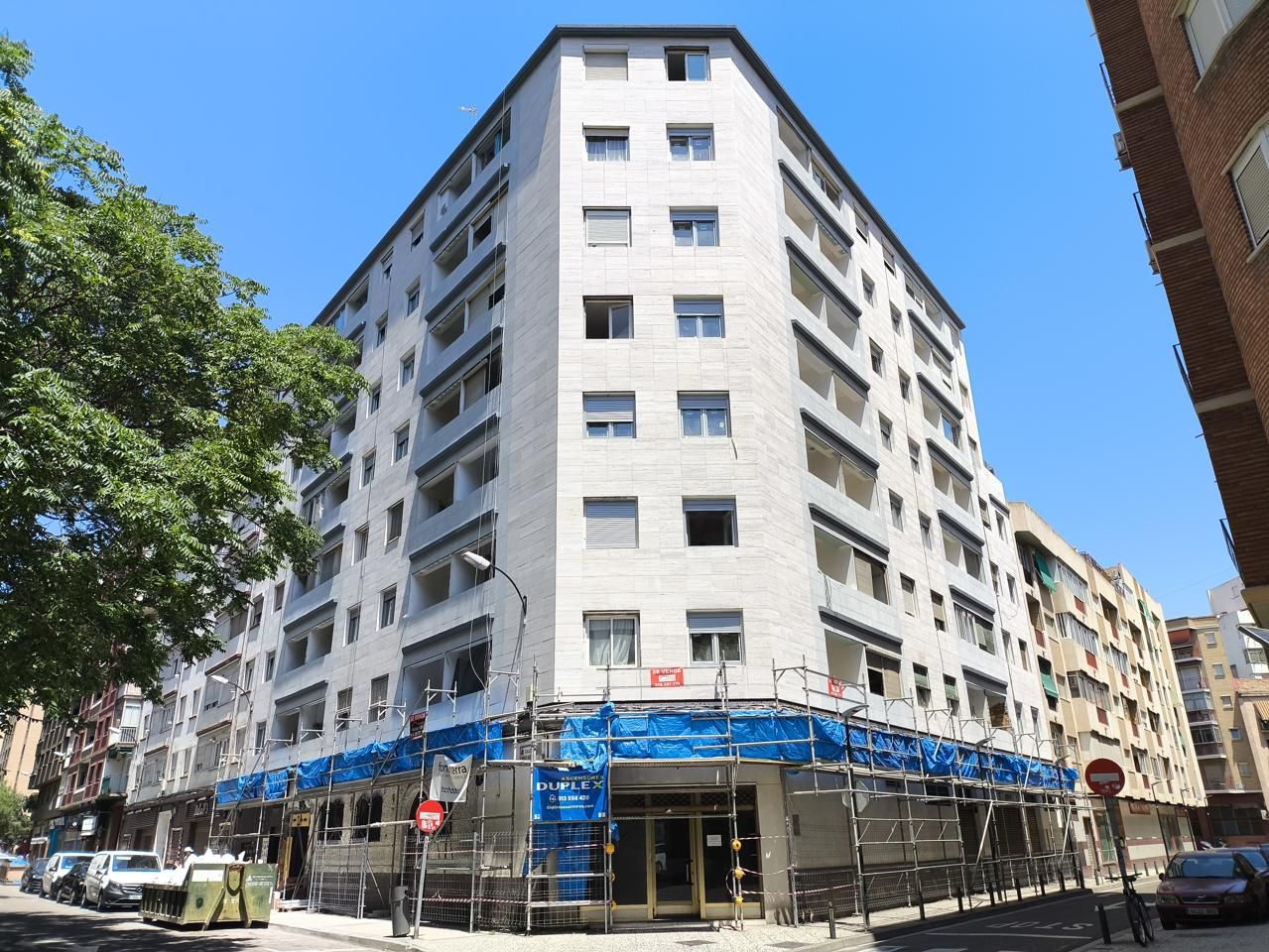 Exterior view of Flat for sale in  Zaragoza Capital  with Air Conditioner, Heating and Terrace