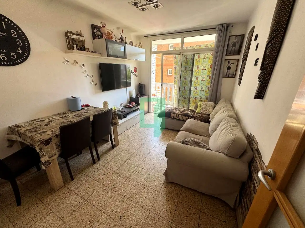 Living room of Flat for sale in Badalona