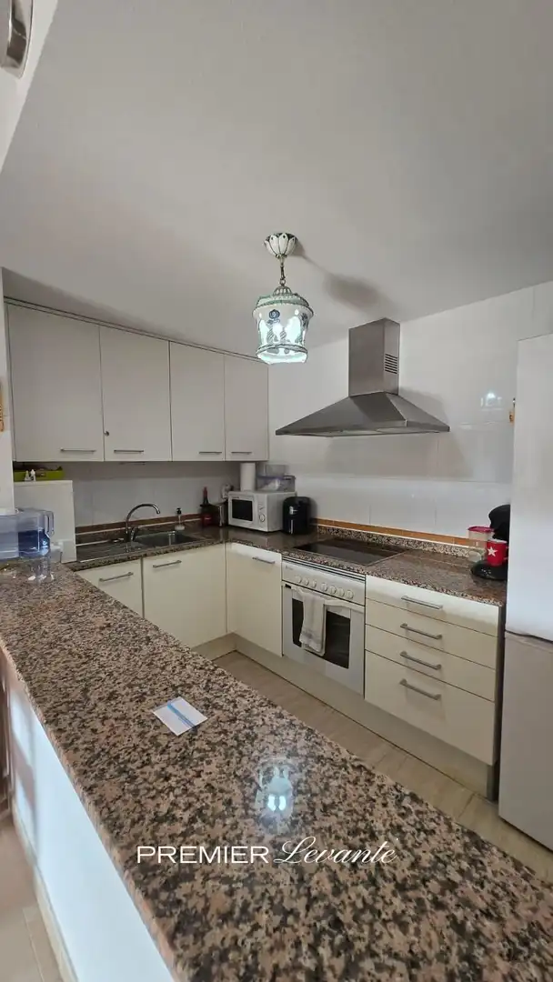 Kitchen of Flat for sale in Villajoyosa / La Vila Joiosa  with Community pool