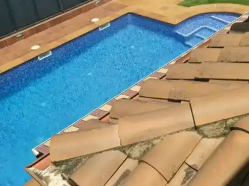 Piscina de Casa o xalet en venda en Llagostera amb Aire condicionat, Piscina i Balcó
