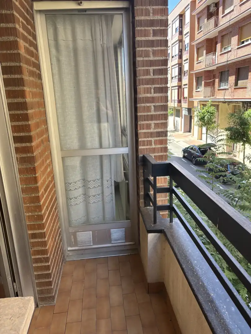 Balcony of Flat for rent in  Logroño  with Heating, Parquet flooring and Terrace