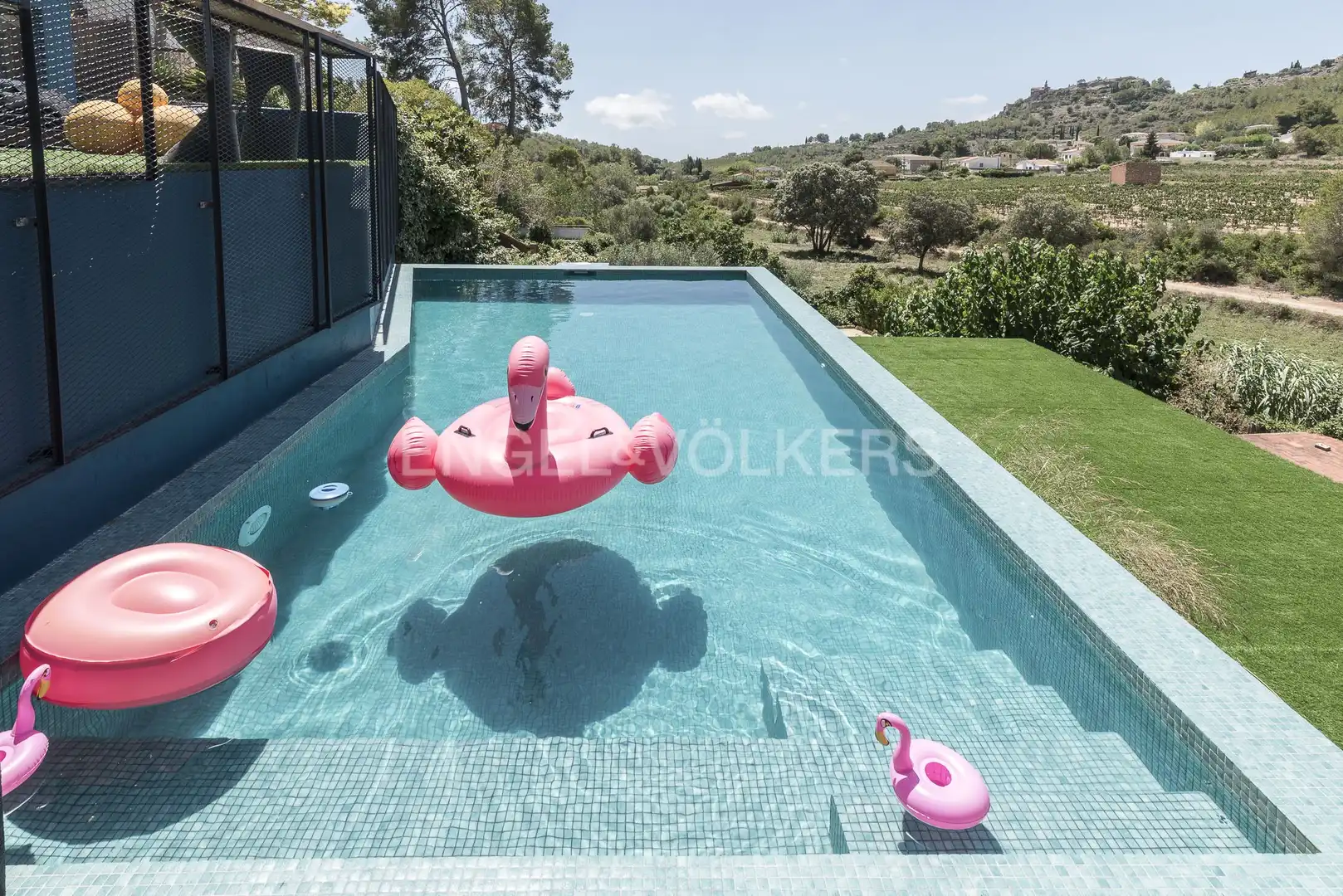 Swimming pool of Houses for sale in Vespella de Gaià  with Air Conditioner, Heating and Private garden