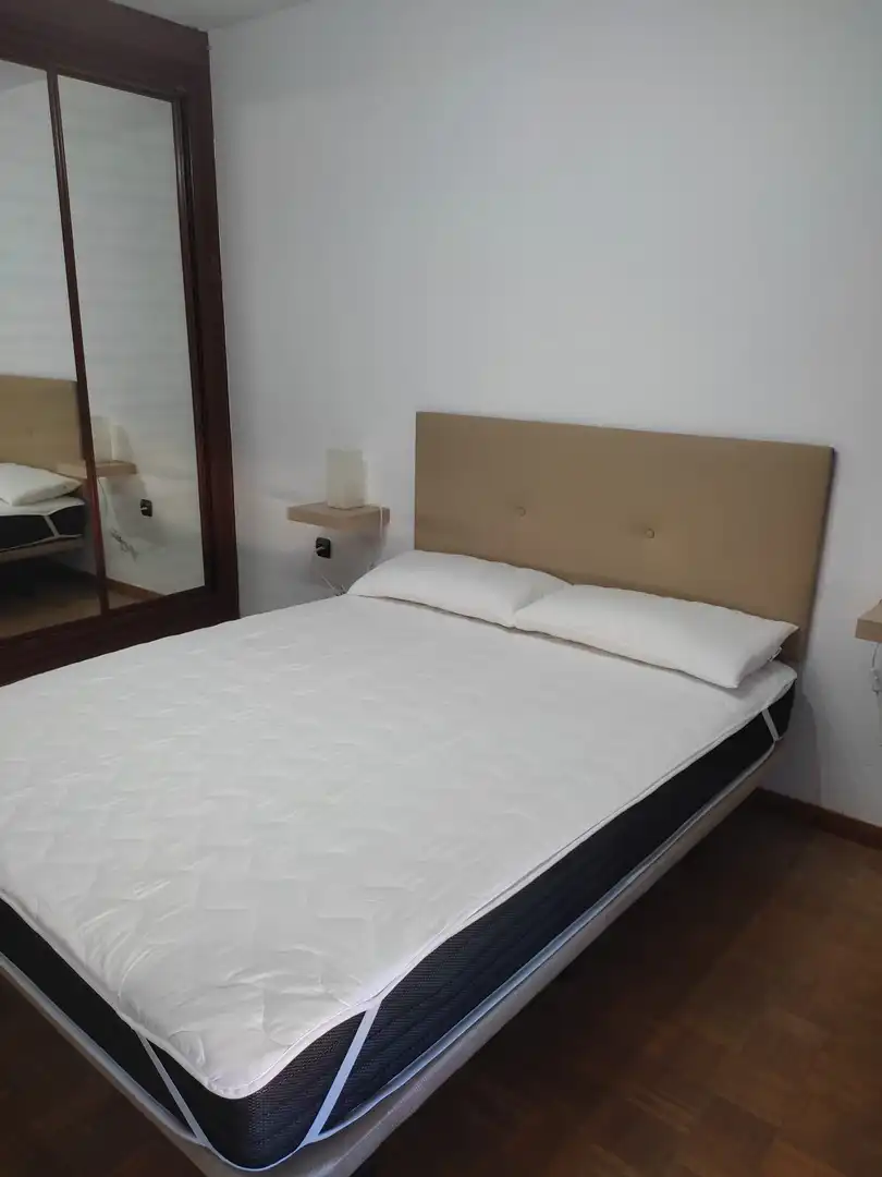 Bedroom of Flat for rent in Málaga  with Air Conditioner, Terrace and Furnished