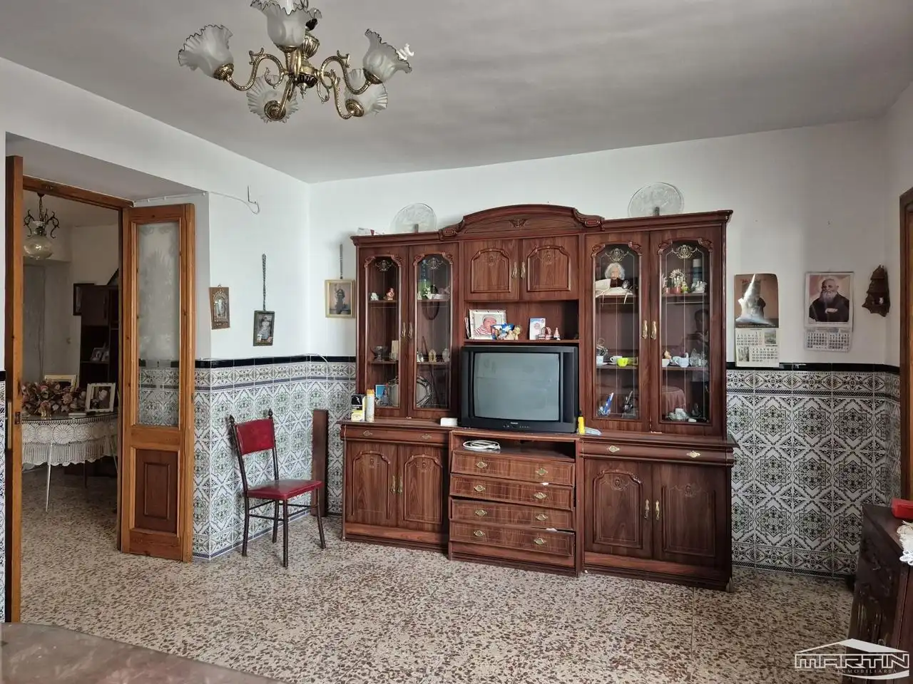 Sala d'estar de Casa o xalet en venda en Benamejí amb Aire condicionat, Terrassa i Traster