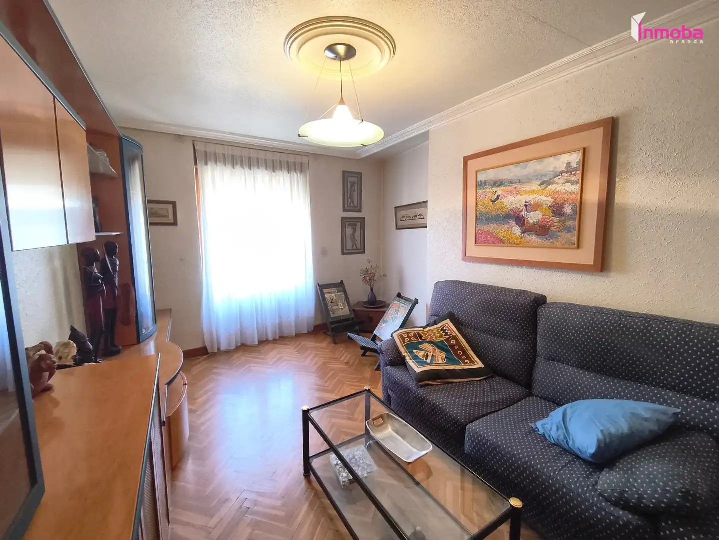 Wohnzimmer von Wohnung zum Verkauf in Aranda de Duero mit Heizung, Parkett und Balkon