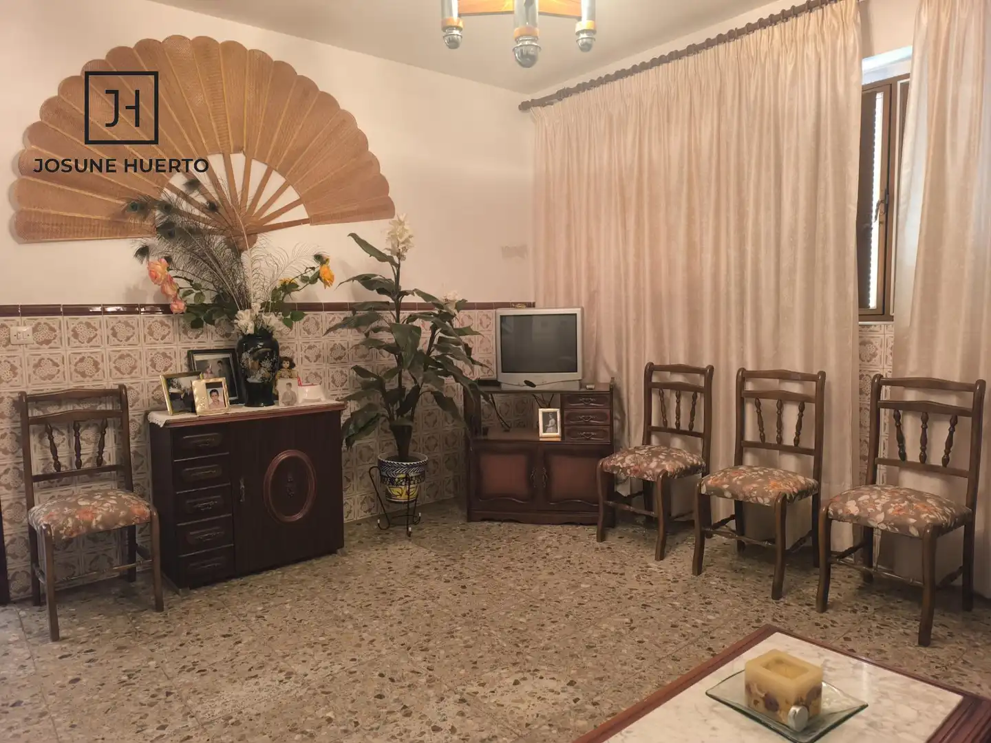 Sala d'estar de Finca rústica en venda en Esparragosa de la Serena amb Moblat