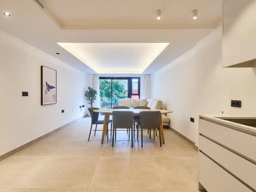 Esszimmer von Wohnung zum Verkauf in Fuengirola mit Klimaanlage, Terrasse und Ofen
