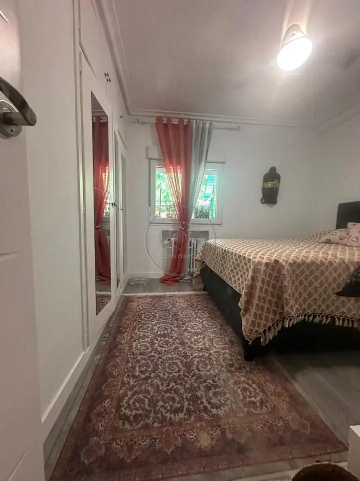 Schlafzimmer von Wohnung zur Miete in Madrid mit Klimaanlage, Heizung und Terrasse