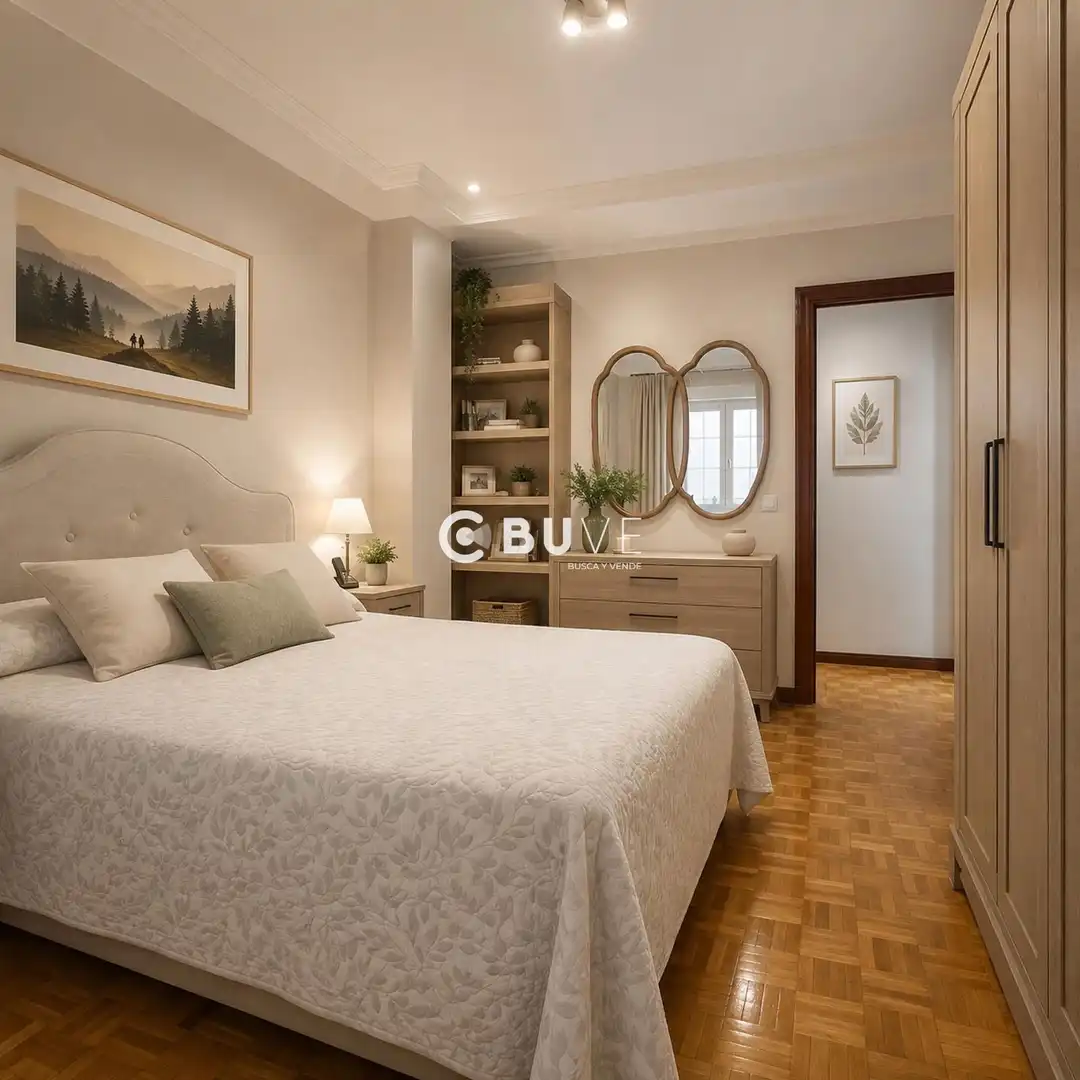 Bedroom of Flat for sale in Langreo  with Heating, Terrace and Storage room