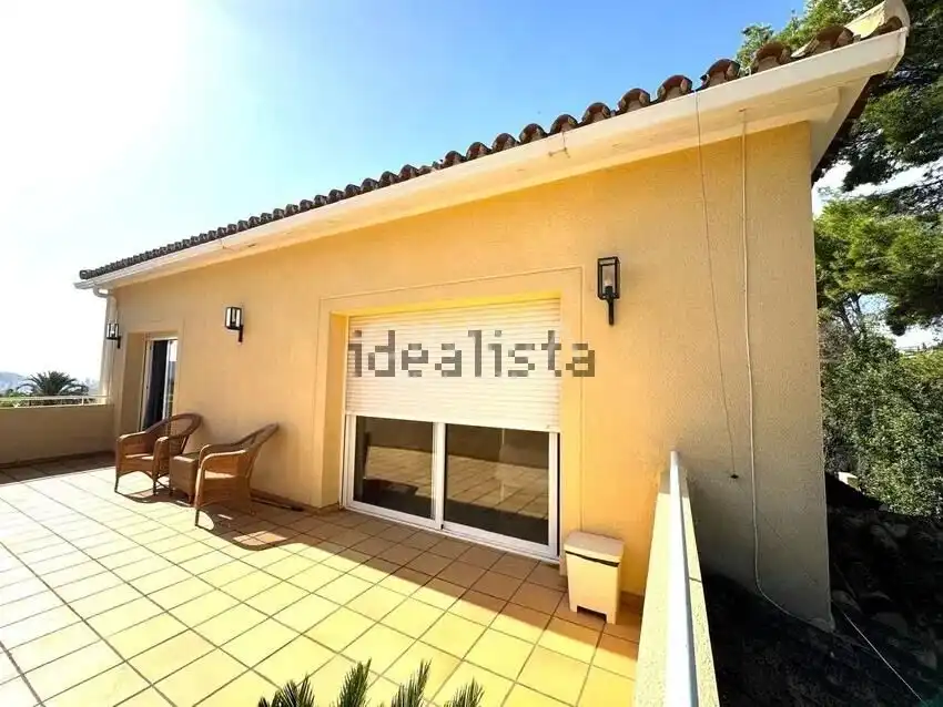 Vista exterior de Casa o xalet en venda en La Nucia amb Aire condicionat, Calefacció i Jardí privat