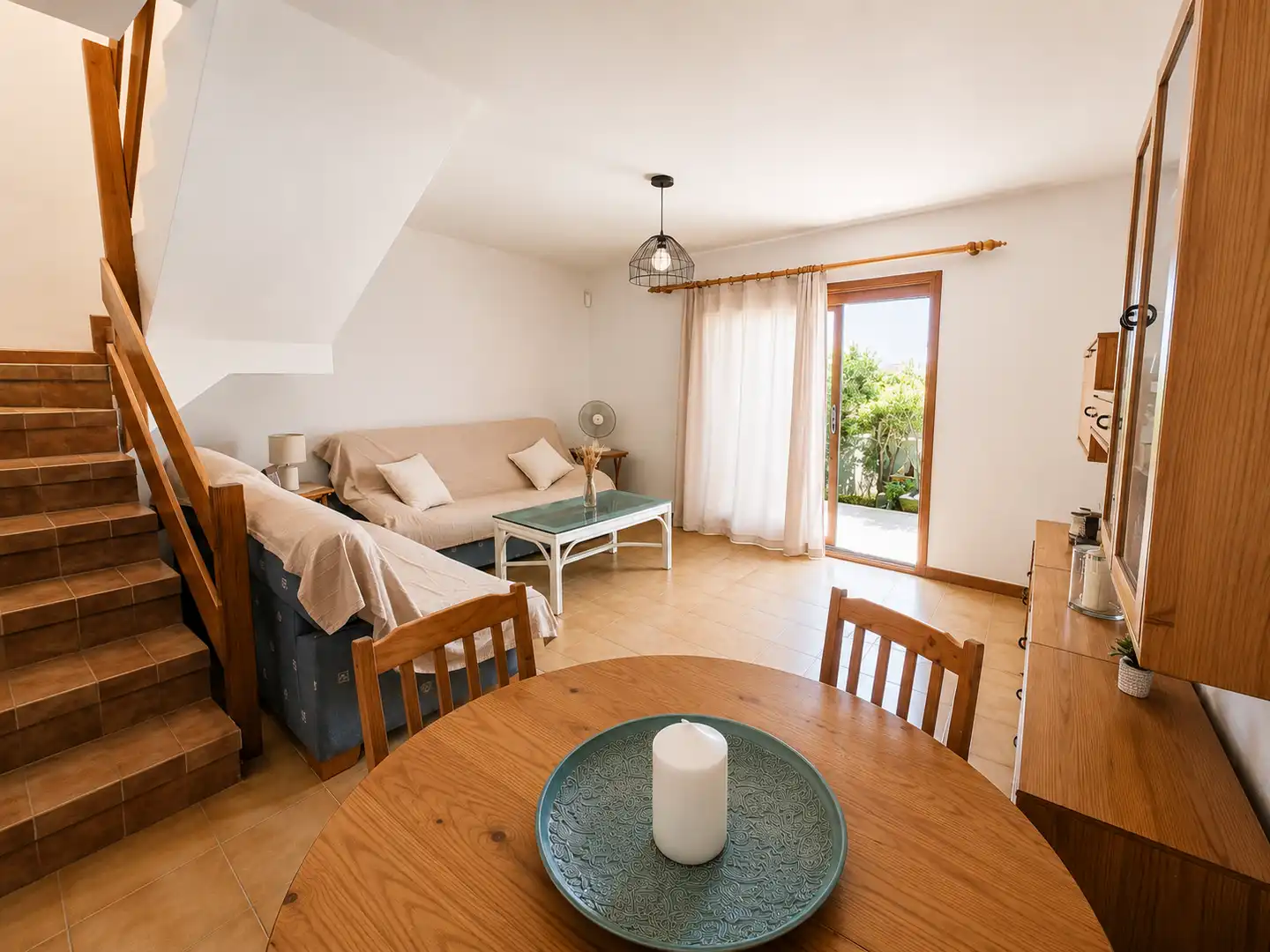 Sala de estar de Dúplex en venta en Pájara con Amueblado