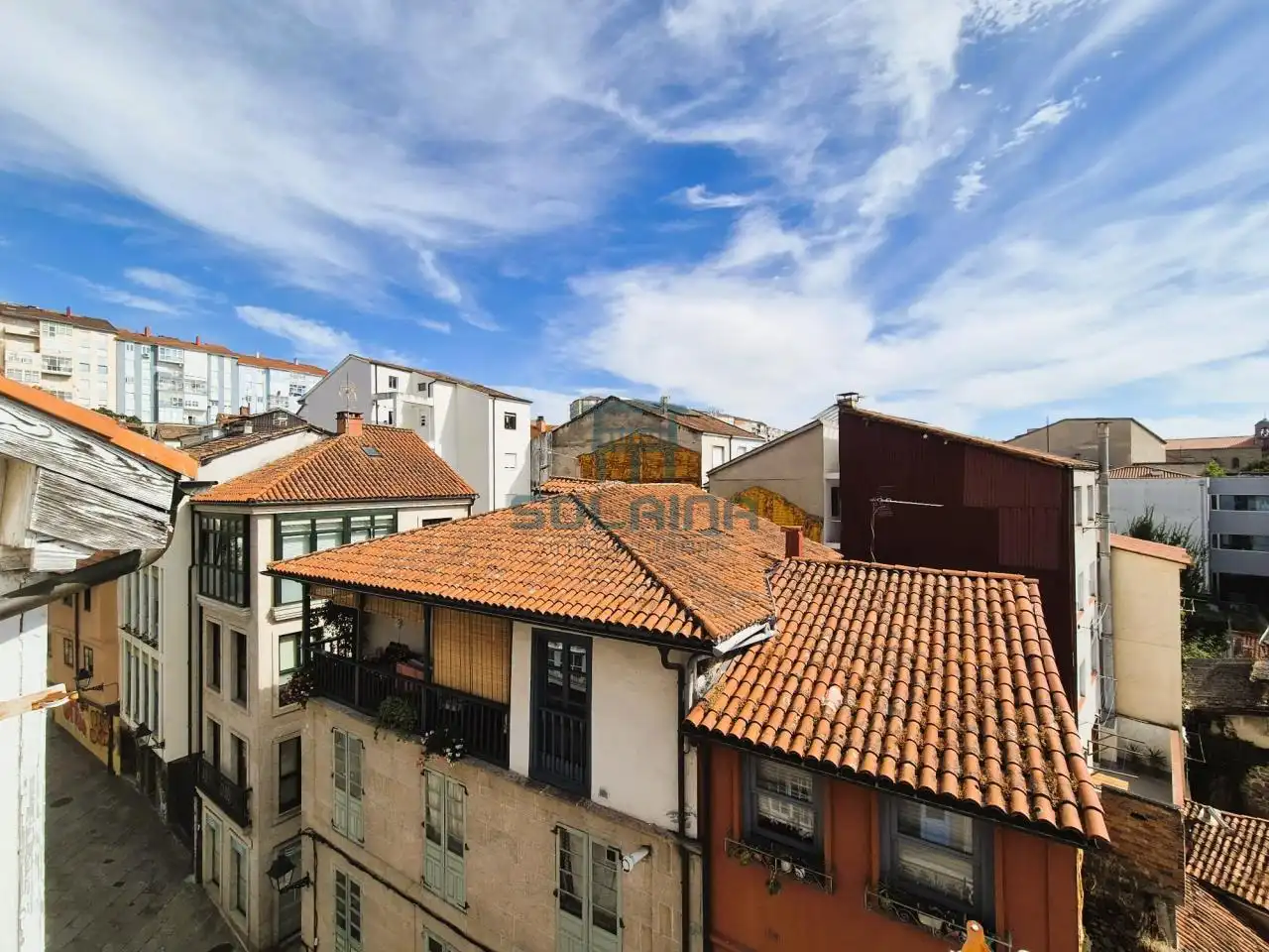 Vista exterior de Dúplex en venta en Ourense Capital  con Calefacción, Amueblado y Balcón