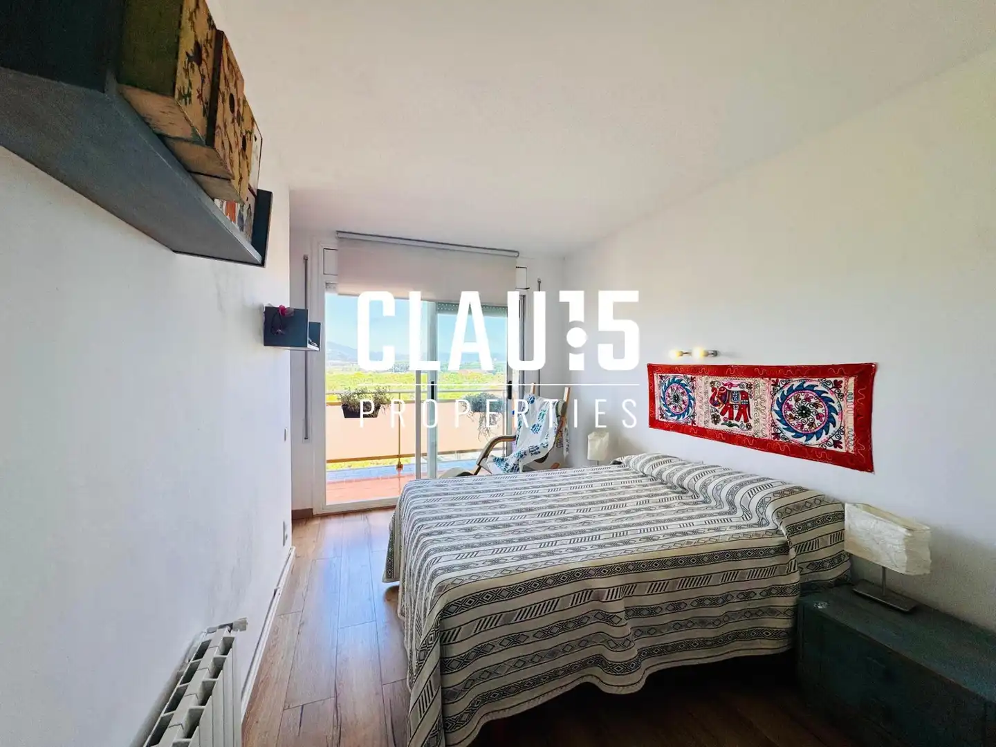 Bedroom of Flat for sale in Blanes  with Heating, Parquet flooring and Balcony