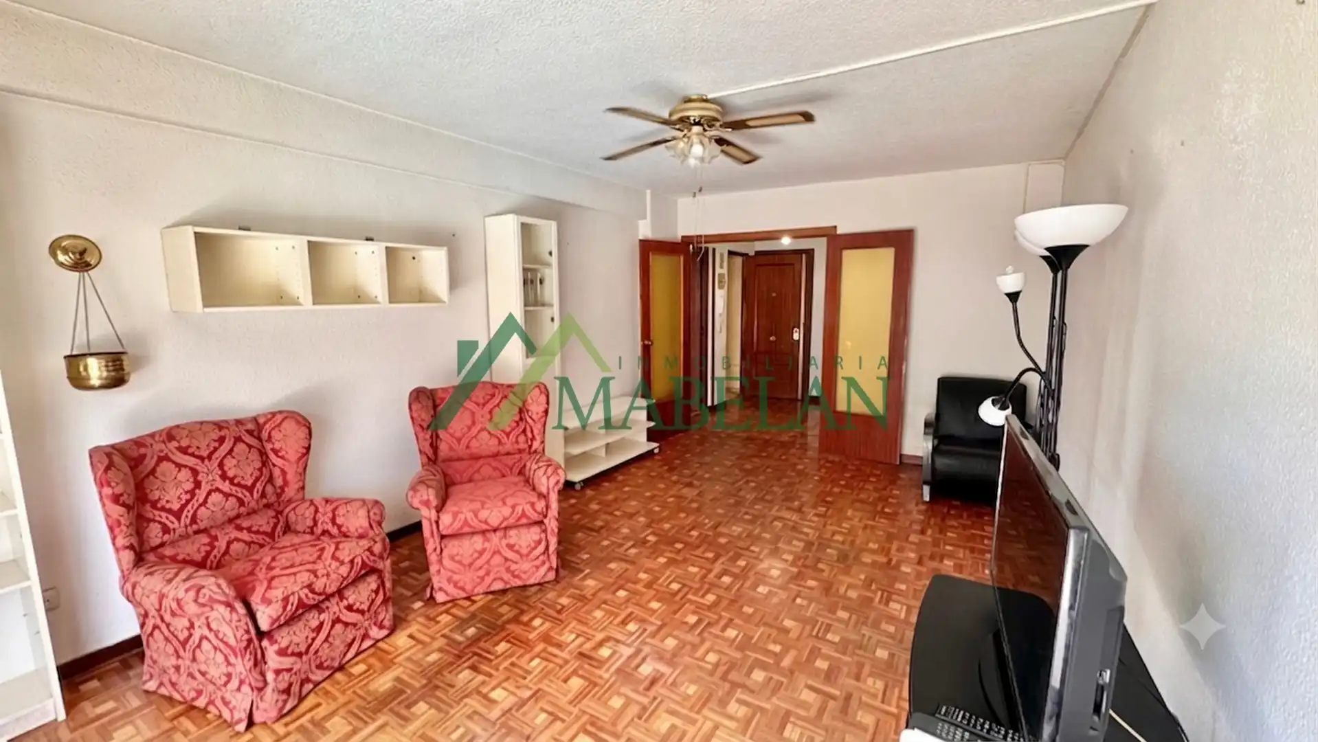 Sala de estar de Piso en venta en Móstoles con Aire acondicionado, Calefacción y Parquet