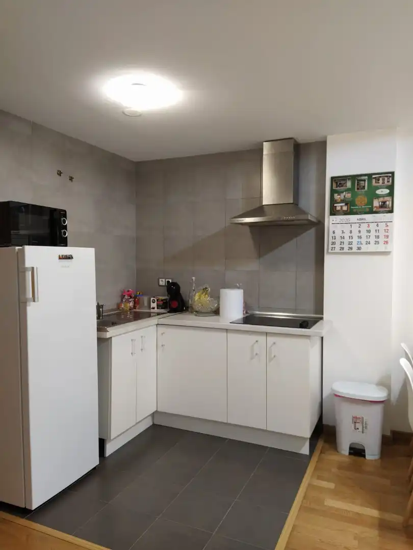 Cocina de Apartamento en venta en Cariño con Calefacción, Parquet y Amueblado