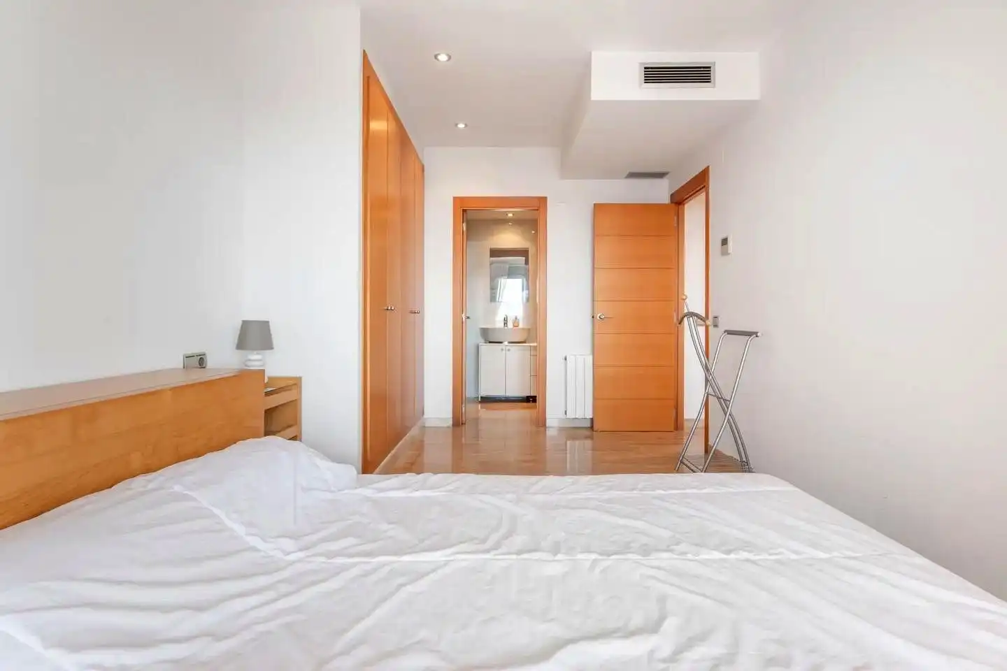 Schlafzimmer von Maisonette zur Miete in Oropesa del Mar / Orpesa mit Klimaanlage, Terrasse und Möbliert