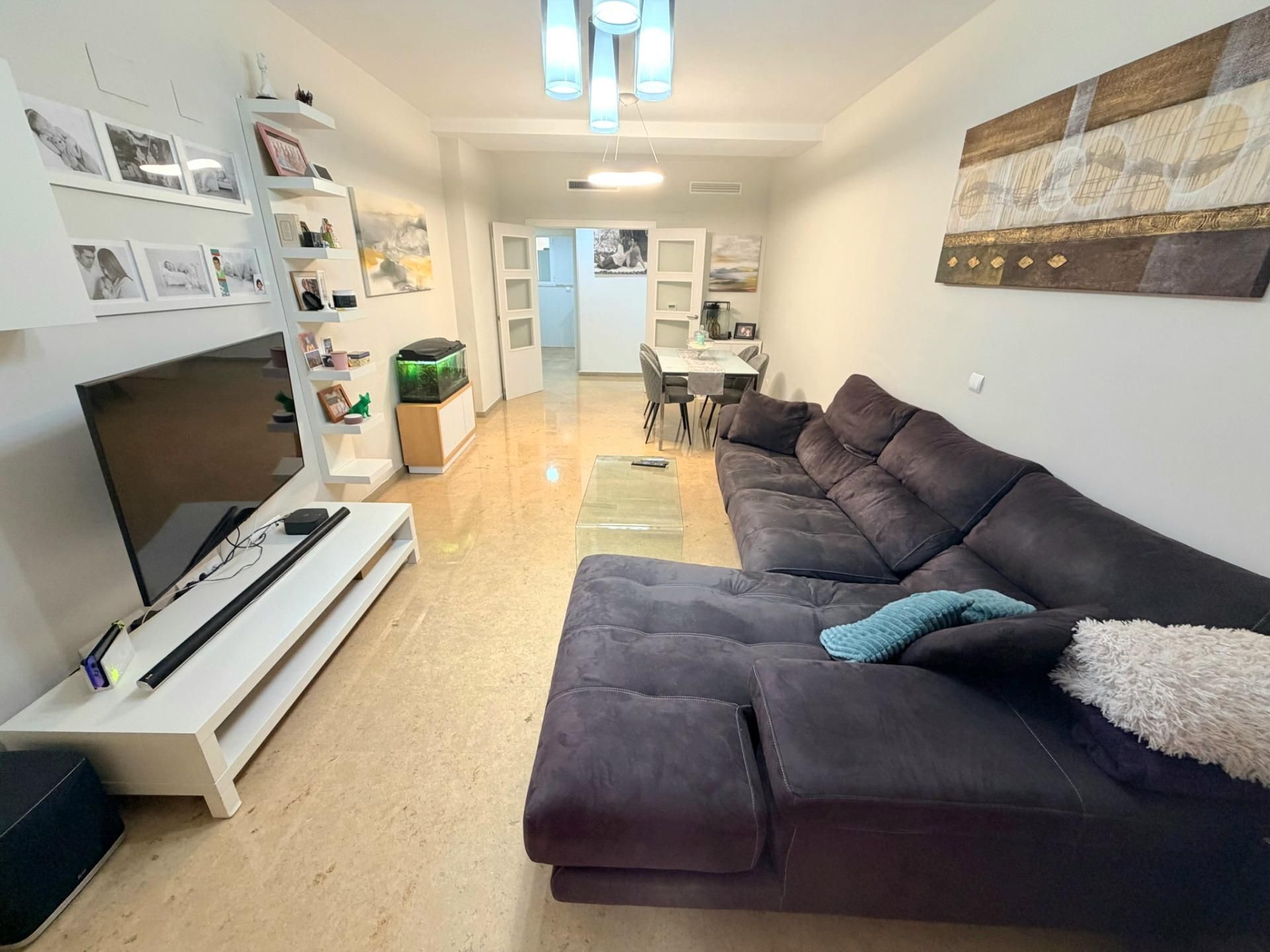 Wohnzimmer von Wohnung zum Verkauf in Alzira mit Klimaanlage und Terrasse